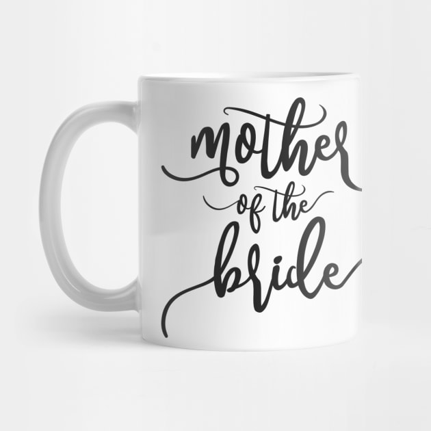 Simple Mother of the Bride Wedding Calligraphy by Jasmine Anderson